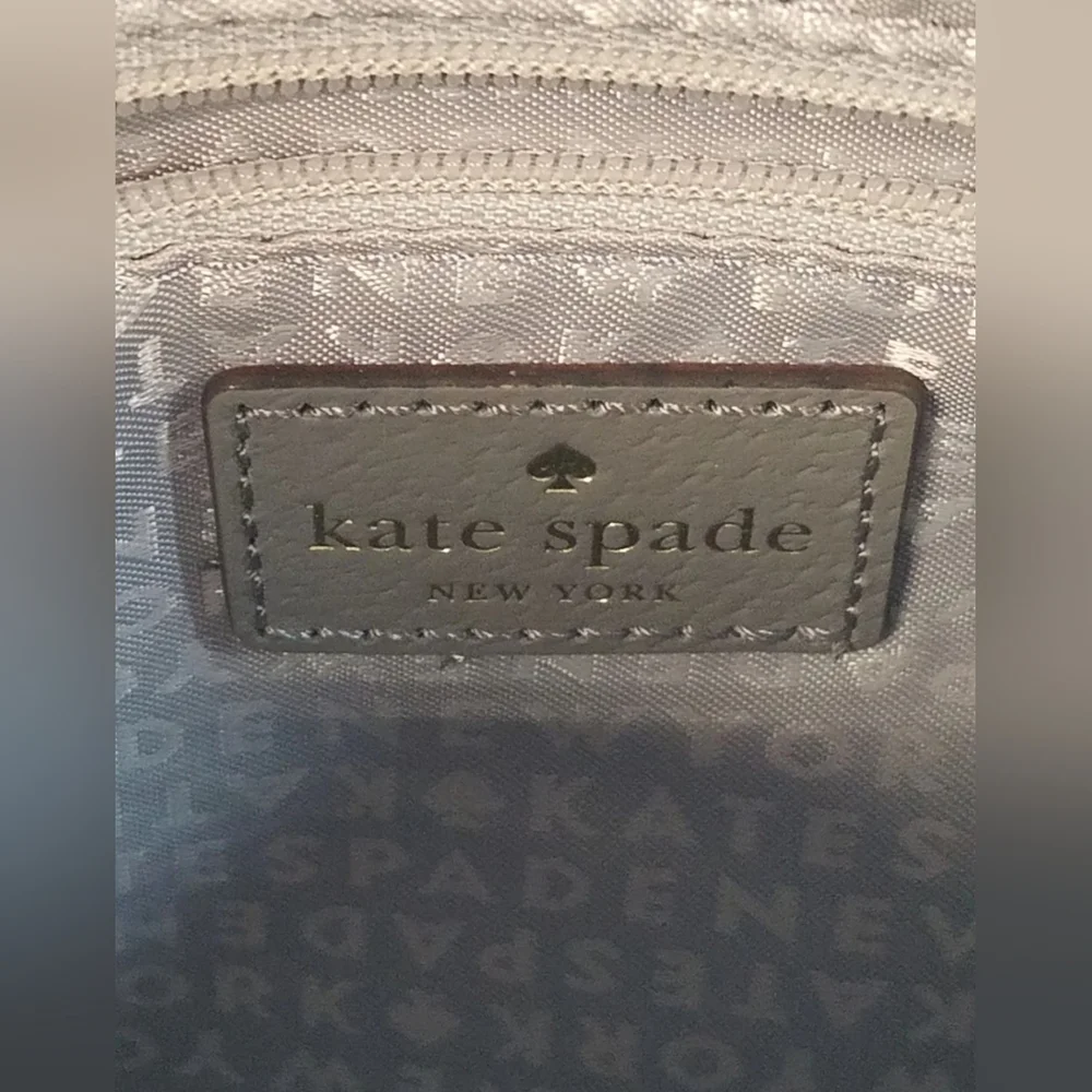 Kate Spade Gray Handbag.